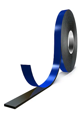 tesa ACXplus 70740 High Resistance, 10m x 400mm, schwarz, Slitter, Abd. blau, 3900µm