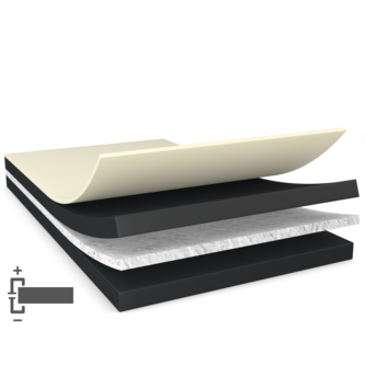 tesa 60371 - 100 m x 1 040 mm - schwarz