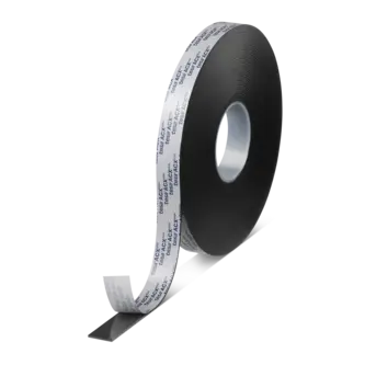 tesa ACXplus 7078 - 18m x 19mm - schwarz - blaue HDPE Abdeckung