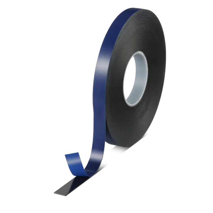 tesa ACXplus 7074 - 25m x 19mm - schwarz - Abd. weiß