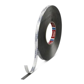 tesa ACXplus 7066 High Adhesion, 18m x 1240mm, schwarz, Abd. weiss, Slitter, 1500µm
